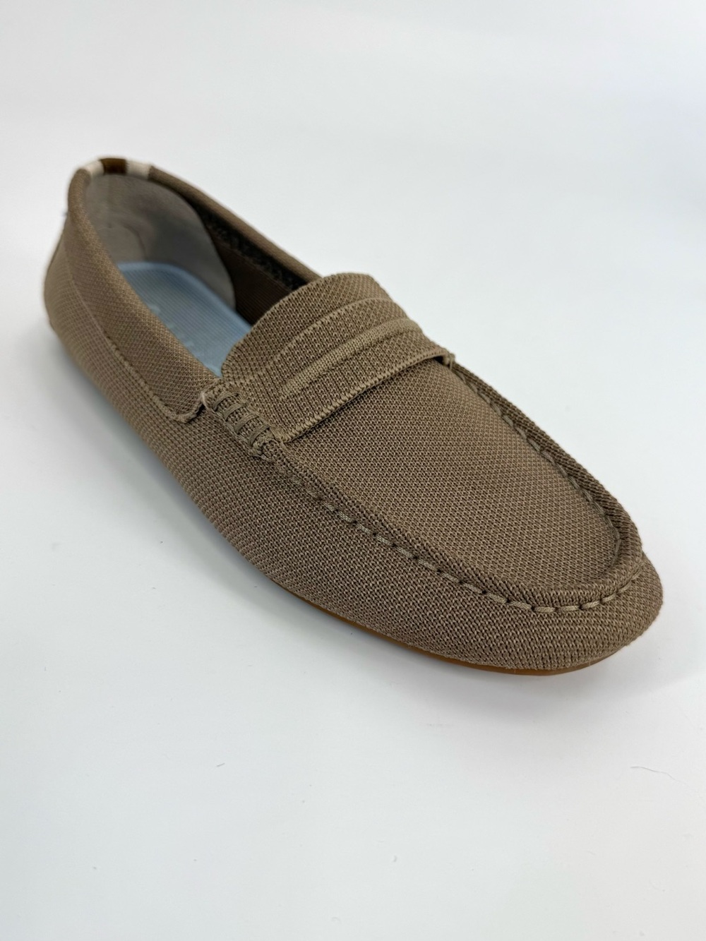 Rothy's The Daily Driver Penny Loafer Flats Shoes, Portobello Brown, Size 8.5